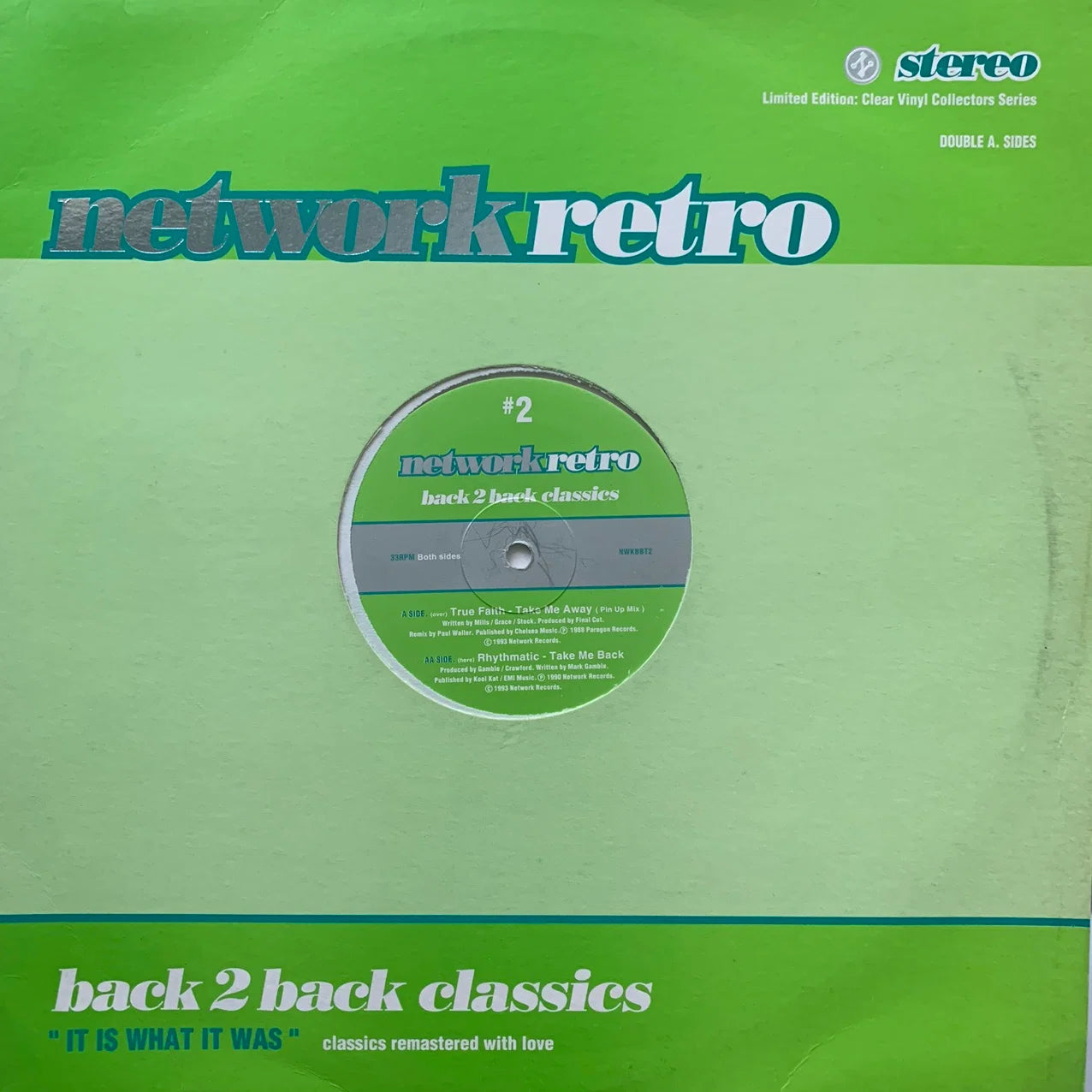 True Faith / Rhythmatic – Network Retro #2 - Back 2 Back Classics
