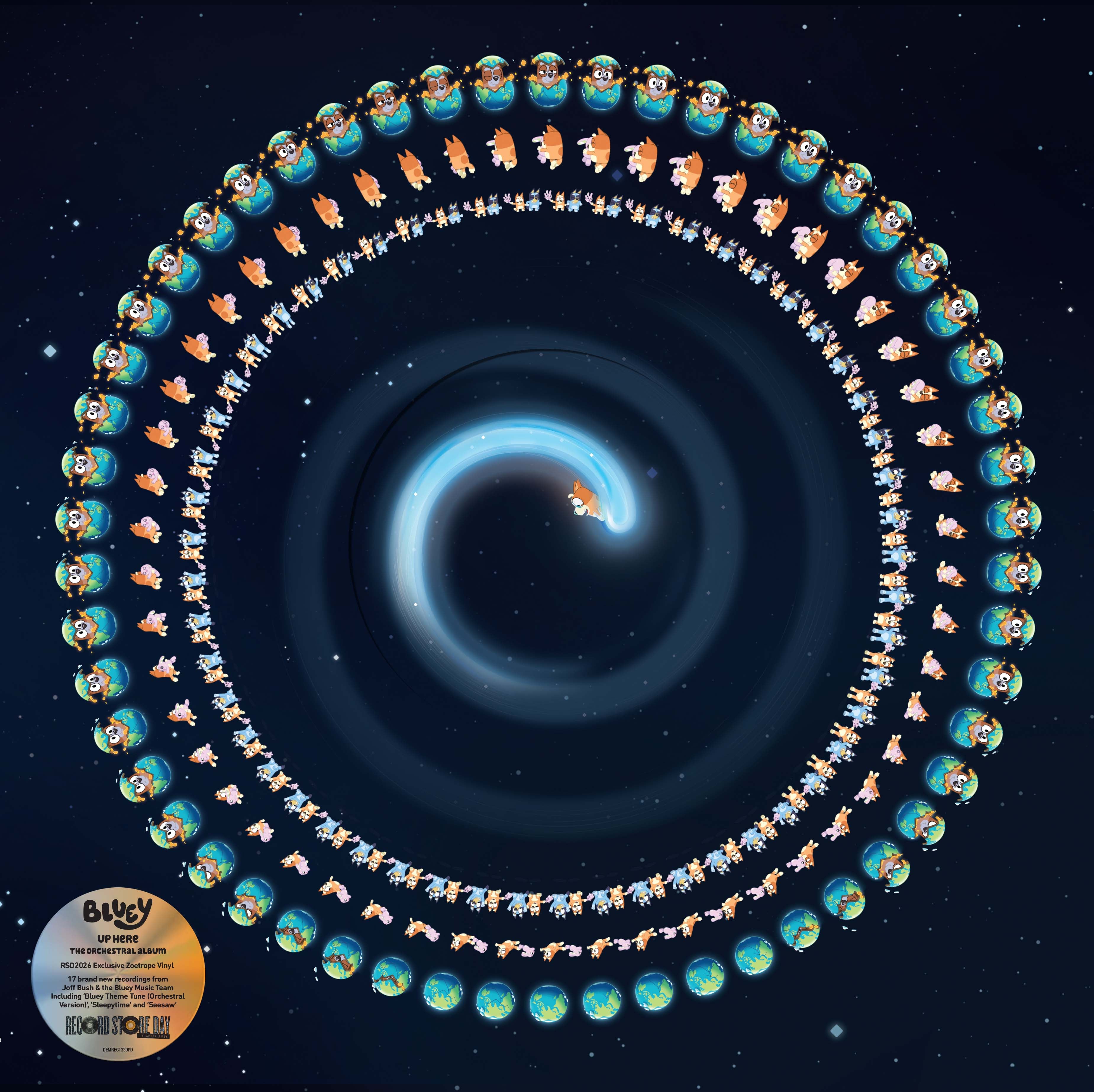Bluey – Up Here (Zoetrope Picture Disc) RSD 2026