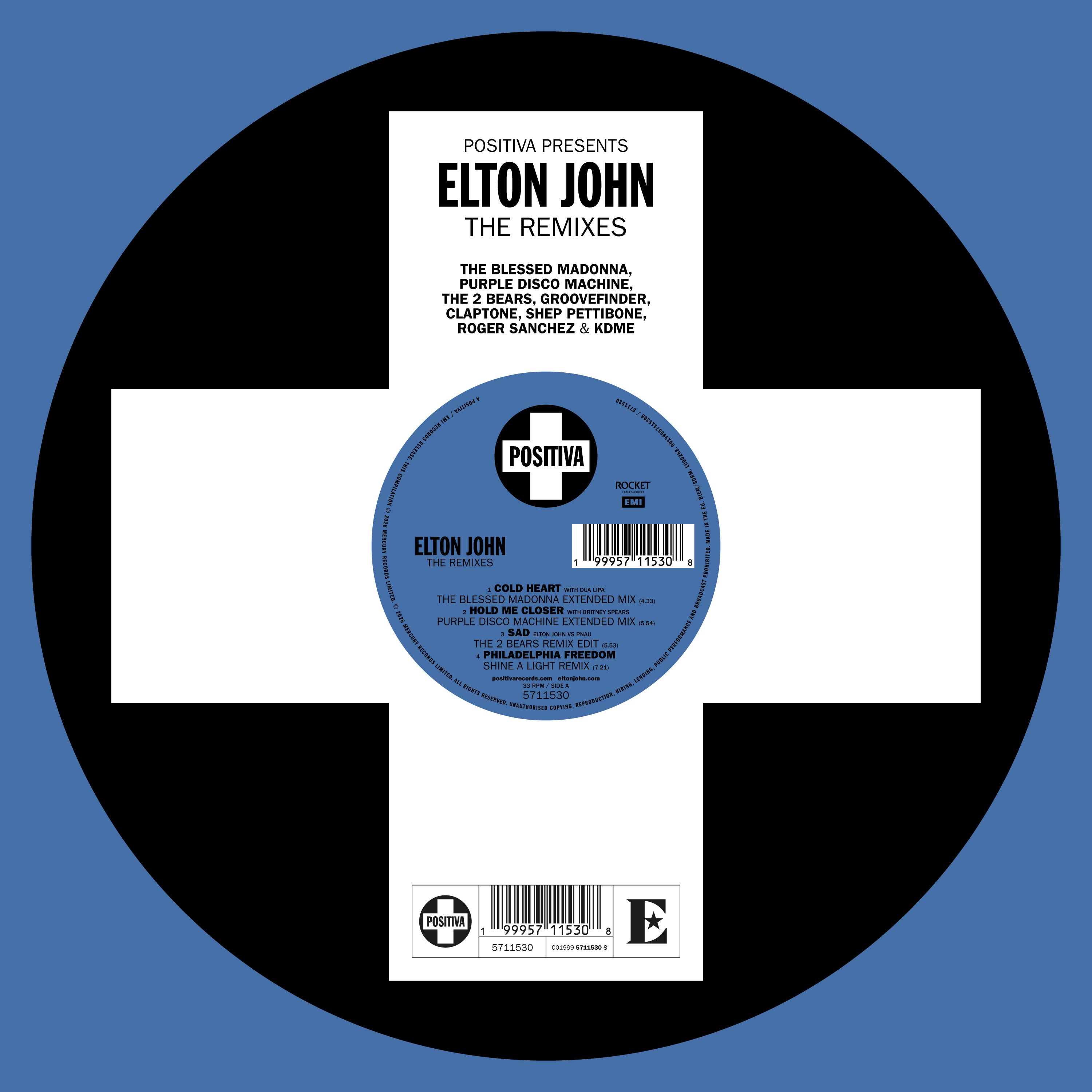 Elton John – Positiva Presents: Elton John - The Remixes (RSD 2026)