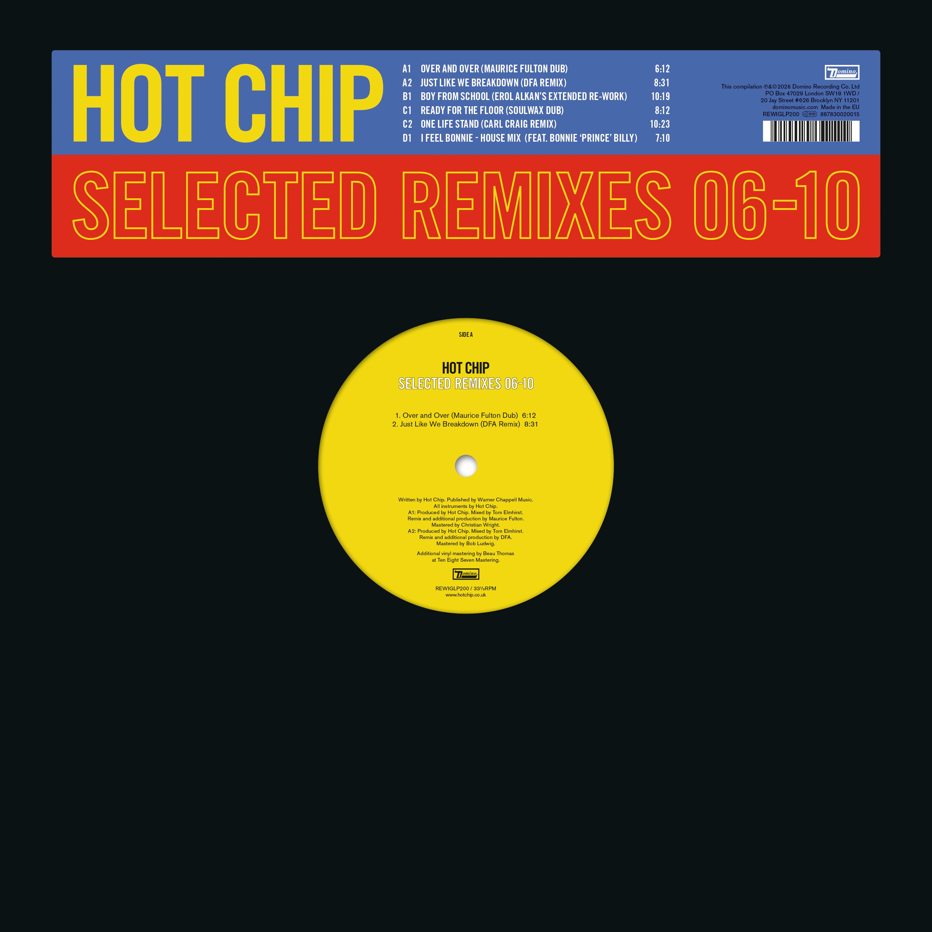 Hot Chip – Selected Remixes 06-10 (RSD 2026)