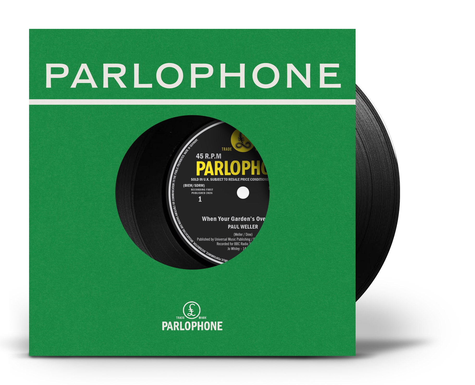 Paul Weller - When Your Garden's Overgrown (Live at the BBC / Boy About Town (Live At The BBC) (RSD2026)
