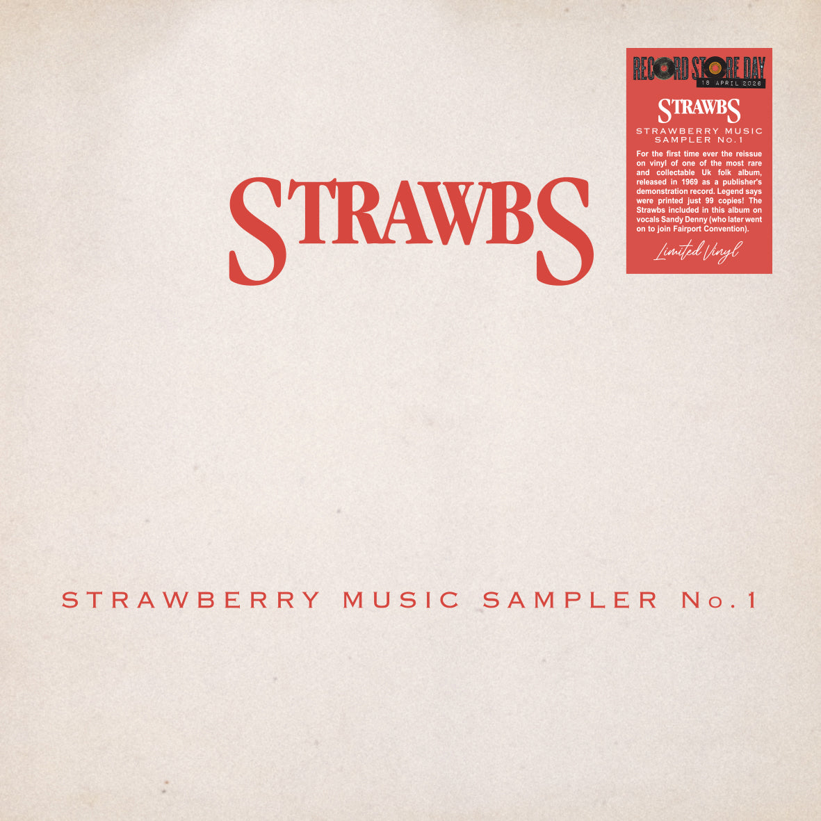 The Strawbs – Strawberry Music Sampler No.1 (RSD 2026)