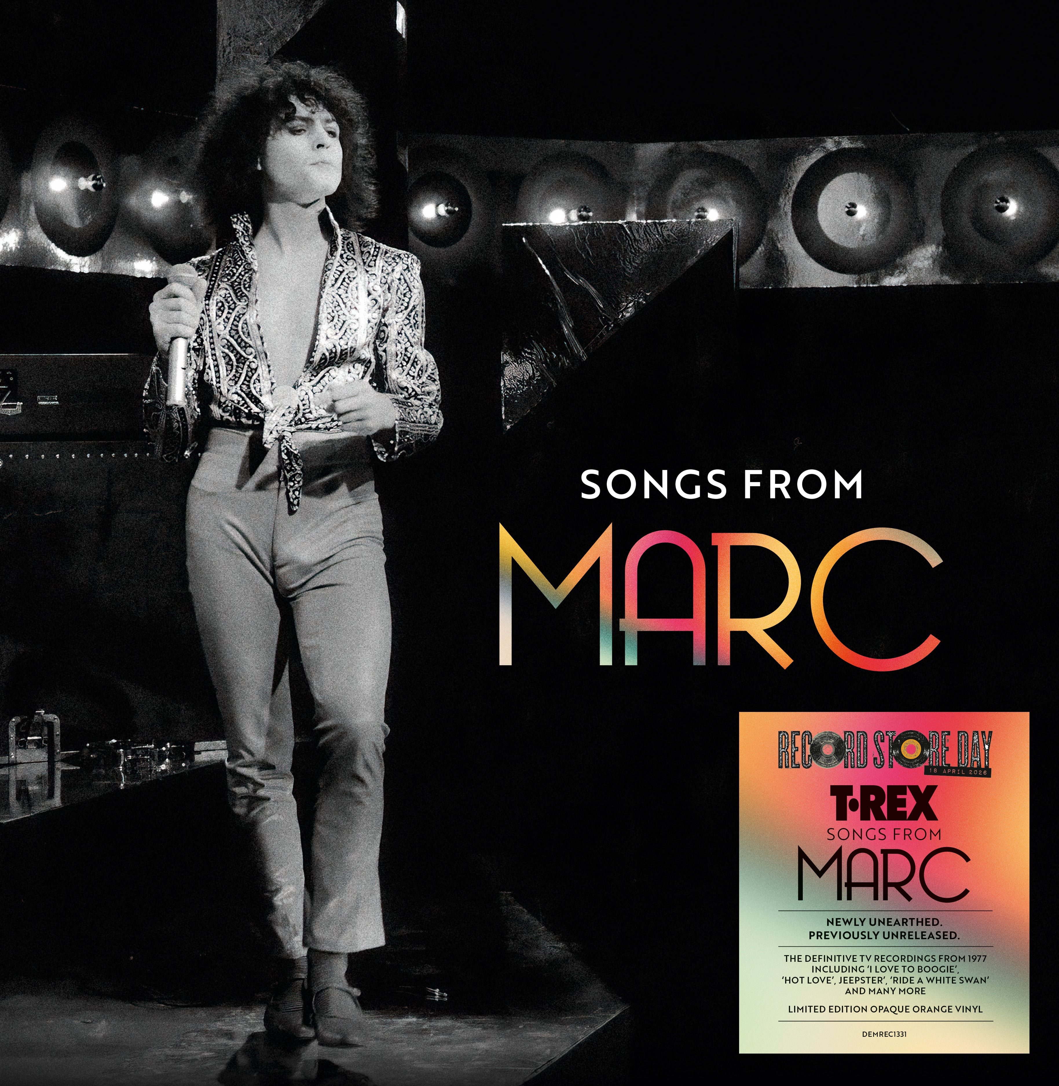 T. Rex – Songs From "Marc" (Opaque Orange Vinyl) (RSD 2026)