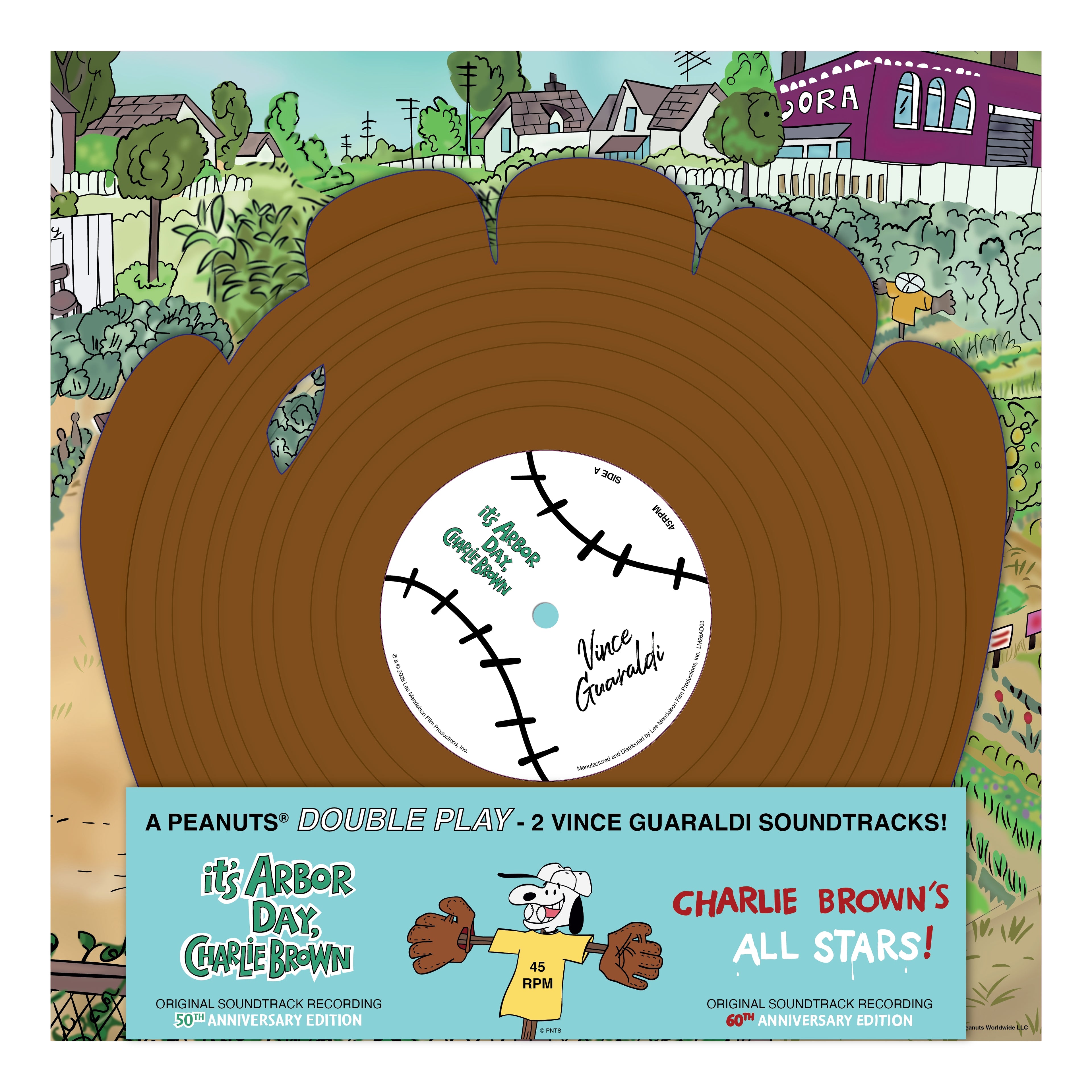 Vince Guaraldi (and Vince Guaraldi Sextet and Vince Guaraldi Trio) Vince Guaraldi Ball and Glove "Charlie Brown All Stars" and "It’s Arbor Day Charlie Brown" (RSD 2026)
